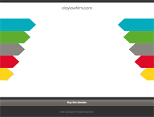 Tablet Screenshot of claylawfirm.com